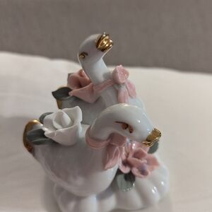 Porcelain Swans